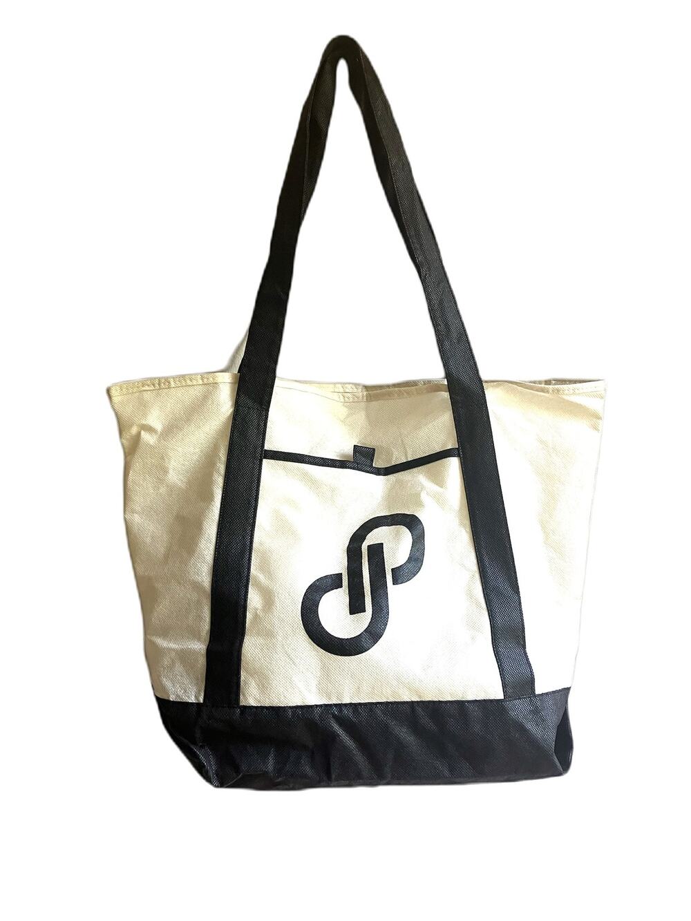 Poshmark Tote Bag Double Handle Market Shopper Front Pocket Open Top Shoulder